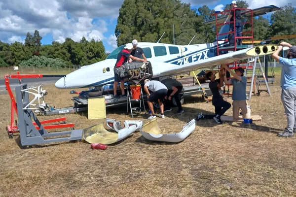 Students working on the Duchess wing
